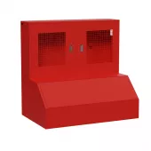 Щит пожарный комбинированный "Модуль" (2 двери сетка) Щит пожарный комбинированный "Модуль" (2 двери сетка)