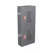 Шкаф пожарный ШПК-320 НО из нержавеющей стали навесной Шкаф пожарный ШПК-320 НО из нержавеющей стали навесной