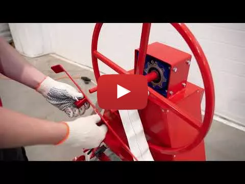 Embedded thumbnail for Станок для намотки пожарных рукавов в скатку и перекатки на новое ребро &amp;quot;БАЛТИКА-01ЭП-2ПС&amp;quot; 